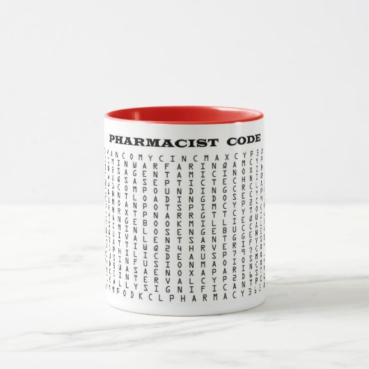 Apotheker-Code-Tasse Tasse (Zentrum)