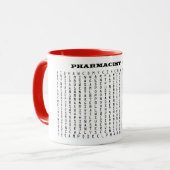 Apotheker-Code-Tasse Tasse (Vorderseite Links)