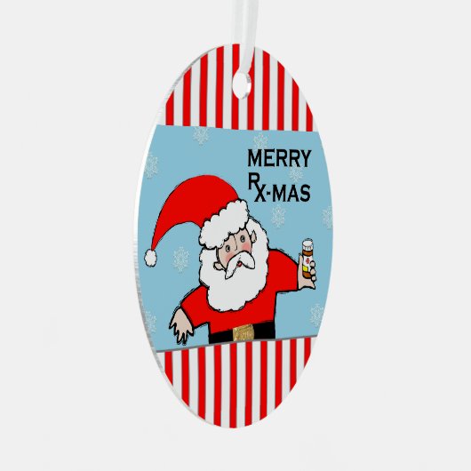 Apotheker Collectious Christmas Ornament Aus Metall (Vorderseite Rechts)