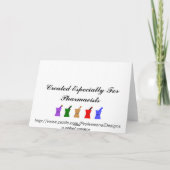 Apotheker "DEAR SANTA" Weihnachtsgeschenke Feiertagskarte (Rückseite)