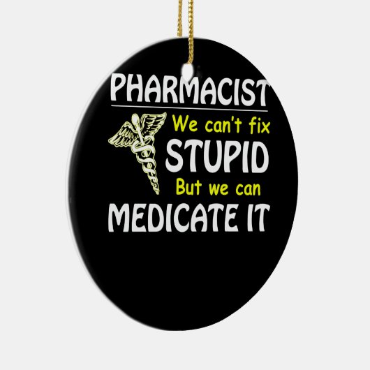 Apotheker, den wir nicht reparieren können, aber w keramik ornament (Rechts)