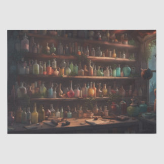 Apotheker der Zauberer | Digitale Kunst Seidenpapier