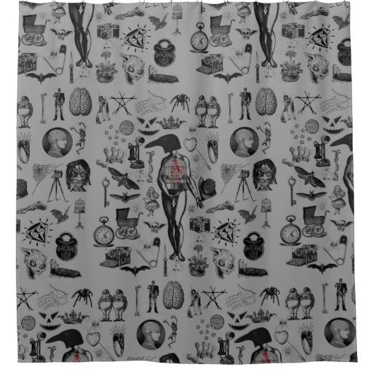 Apotheker Duschvorhang (Vorderseite)