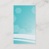 Apotheker - Einfache, elegante, hexagonale Tablett Visitenkarte (Rückseite)