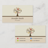 Apotheker - Elegantes natürliches Thema Visitenkarte (Vorne/Hinten)