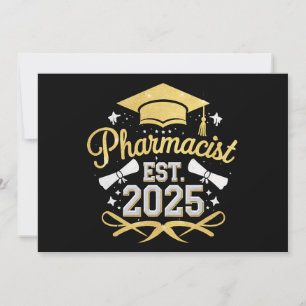 Apotheker Est 2025 Pharmazie-Abschluss Einladung