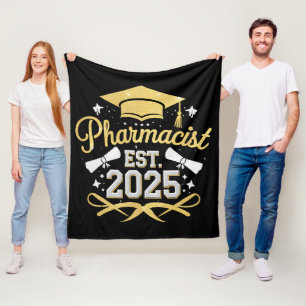 Apotheker Est 2025 Pharmazie-Abschluss Fleecedecke