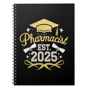 Apotheker Est 2025 Pharmazie-Abschluss Notizblock