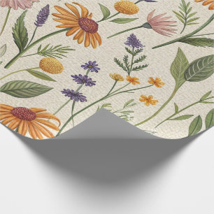 Apotheker-Feld-Kräuterwiese-Geschenkpapier Geschenkpapier