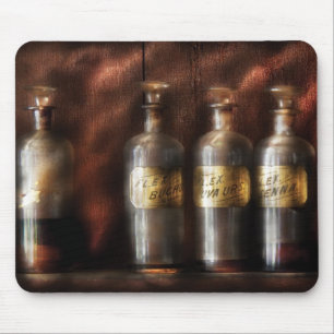 Apotheker - Fünf Flaschen Mousepad
