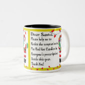 Apotheker Funny Christmas Themed Geschenke Zweifarbige Tasse (VorderseiteRechts)