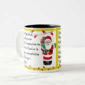 Apotheker Funny Christmas Themed Geschenke Zweifarbige Tasse (Vorderseite Links)