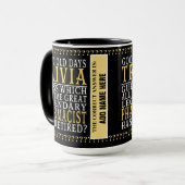 Apotheker Funny Personalisiert Remüde, Ruhestand Tasse (Vorderseite Links)