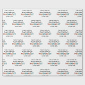 Apotheker Funny Phantastischer Apotheker Geschenk Geschenkpapier (Flach)