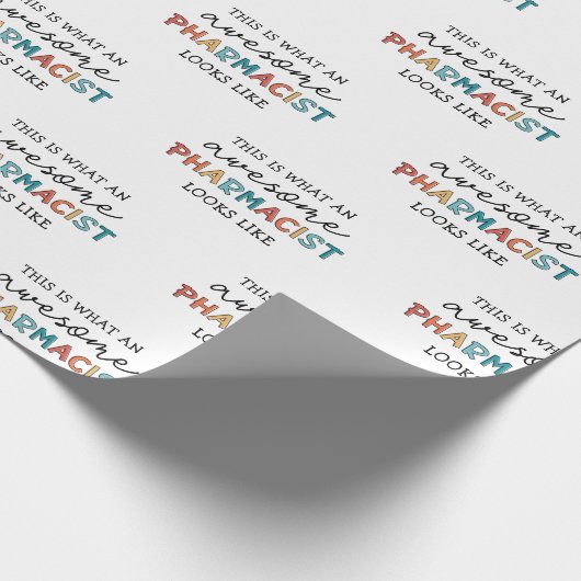 Apotheker Funny Phantastischer Apotheker Geschenk Geschenkpapier (Ecke)