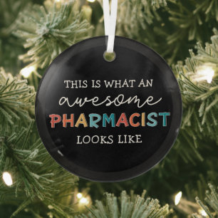 Apotheker Funny Phantastischer Apotheker Geschenke Ornament Aus Glas