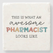 Apotheker Funny Phantastischer Apotheker Geschenke Steinuntersetzer (Vorderseite)