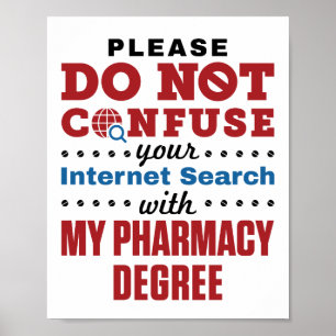 Apotheker Funny Quote Pharmacy Degree Poster