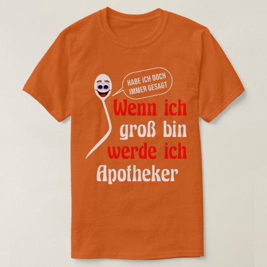 Apotheker Geburtstagskollege T-Shirt (Design vorne)