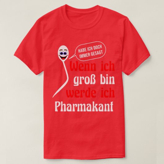 Apotheker Geburtstagskollegen lustiger Apotheker T-Shirt (Design vorne)