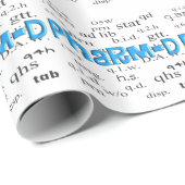 Apotheker-Geschenk-Packpapier-Abkürzungen Geschenkpapier (Rolleneckpunkt)