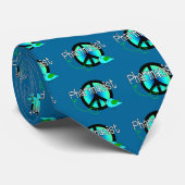 Apotheker-Geschenke---Friedenszeichen-Entwurf Krawatte (Gerollt)