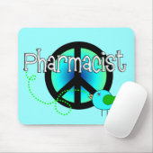 Apotheker-Geschenke---Friedenszeichen-Entwurf Mousepad (Mit Mouse)