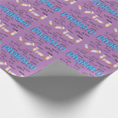 Apotheker Geschenkpapier Abkürzungen (Ecke)