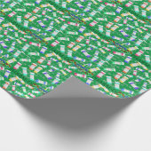 Apotheker Gift Wrapping Paper Pill Ottomaterial Geschenkpapier (Ecke)