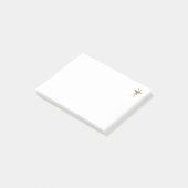 Apotheker - Goldschale des Hygeia-Symbols Post-it Klebezettel (angewinkelt)