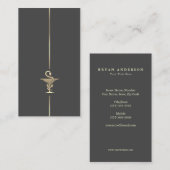 Apotheker - Goldschale von Hygeia Visitenkarte (Vorne/Hinten)