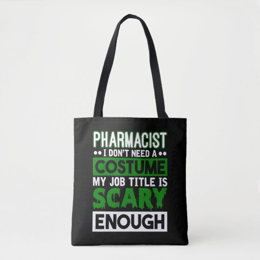 Apotheker Halloween Costume Apotheker Tasche (Vorderseite)