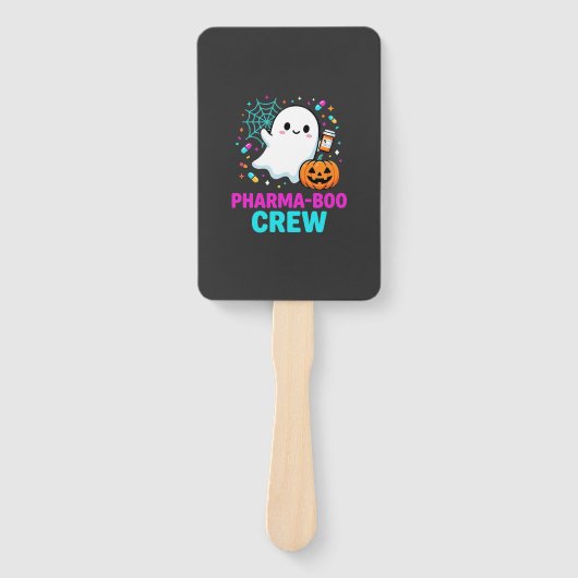 Apotheker Halloween Pharma-Boo Crew Geist Design_ Fächer (Vorderseite)
