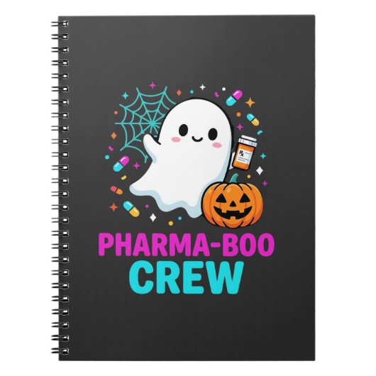 Apotheker Halloween Pharma-Boo-Crew Geist Design_ Notizblock (Vorderseite)