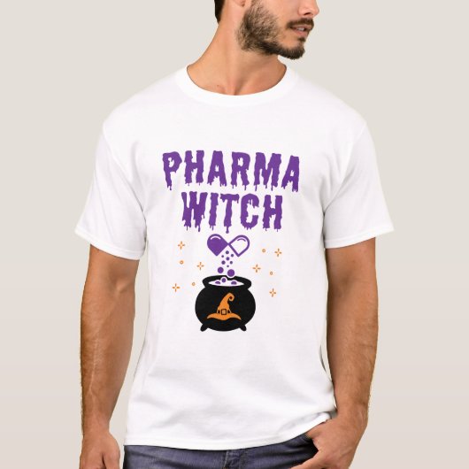 Apotheker Halloween Pharmacy Tech Pharma Witz T-Shirt (Vorderseite)