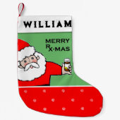 Apotheker Holiday Geschenk Kleiner Weihnachtsstrumpf (Vorderseite)