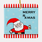 Apotheker Holiday Geschenke Keramikornament (Vorderseite)