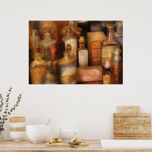 Apotheker - Husten Poster (Küche)