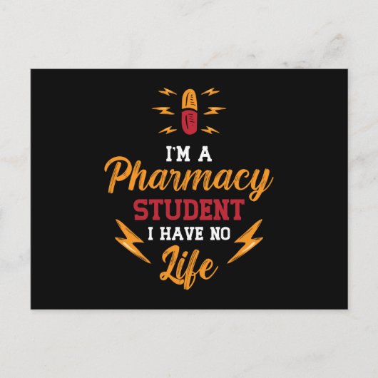 Apotheker Ich bin Pharmacy Student Tech Technician Postkarte (Vorderseite)