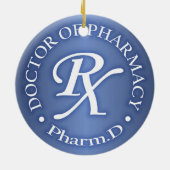 Apotheker Keramik Ornament (Hinten)