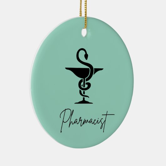 Apotheker Keramik Ornament (Rechts)