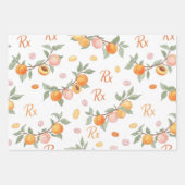 Apotheker Kirsche Pfirsich Erdbeere Geschenkpapier Set (Vorderseite 2)