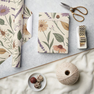 Apotheker-Kräutergarten Vintage-Wrap Geschenkpapier