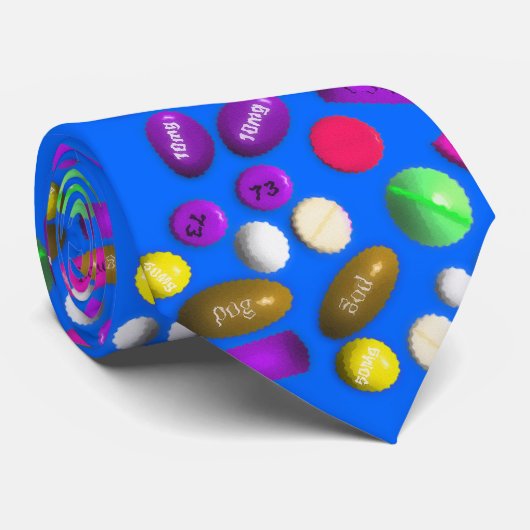 Apotheker-Krawatten-Aquarell-Kunst Krawatte (Gerollt)