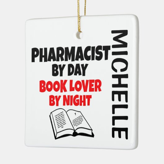 Apotheker Lieben lesen CUSTOM Keramikornament (Links)