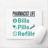 Apotheker Life Bills Pillen und Nachfüllungen Mousepad (Mit Mouse)