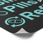 Apotheker Life Bills Pillen und Nachfüllungen Poster (Ecke)