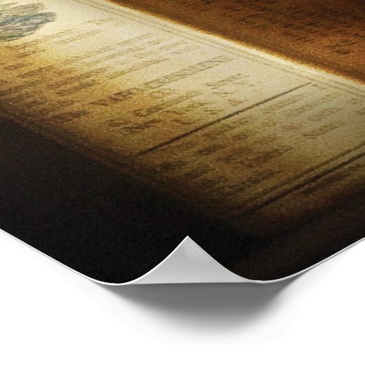 Apotheker - Medizin Poster (Ecke)