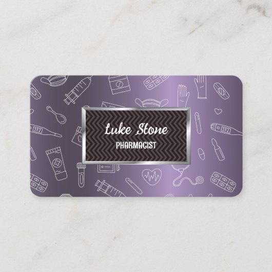 Apotheker Medizin Visitenkarte (Vorderseite)