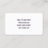 Apotheker Medizin Visitenkarte (Rückseite)